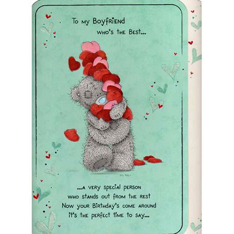 Boyfriend Birthday Me to You Bear Card £3.25
